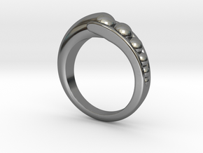 Transition Ring Szie 7 in Fine Detail Polished Silver