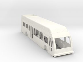 HO Scale Eldorado Axess BRT Fuel Cell Bus in White Processed Versatile Plastic