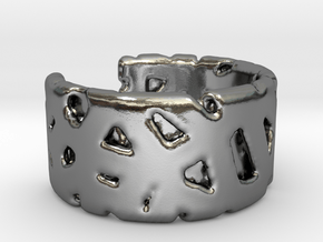 Bracelet Ø69 mm/Ø 2.71 inch in Polished Silver