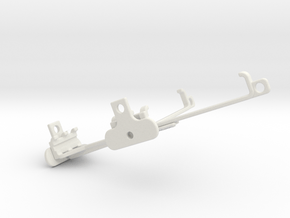 Asus Zenfone Zoom ZX550 tripod & stabilizer mount in White Natural Versatile Plastic