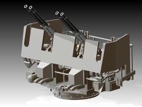Quad Bofors Shielded - Elevated 1/144 in Tan Fine Detail Plastic