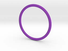 Jewellery - 1mm wire ring band in Purple Processed Versatile Plastic