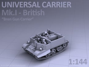 Universal Carrier Mk.I - (1:144) in Smooth Fine Detail Plastic