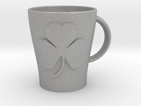 Customizable Shamrock Mug (large) in Aluminum