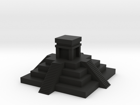 Aztec Pyramid Fixed in Black Natural Versatile Plastic