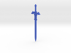 Link's Hylian Sword (Legend of Zelda) in Blue Processed Versatile Plastic