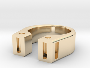 Void Size 4½-5 in 14k Gold Plated Brass