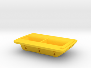 1/48 Amphicat bottom in Yellow Processed Versatile Plastic