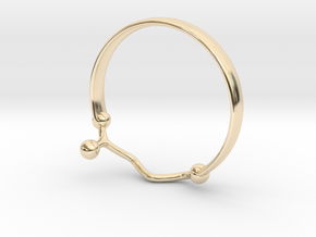 GABA ring Size 7  in 14k Gold Plated Brass