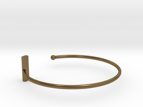 Fine Bracelet Ø 63 Mm/2.48 inch R Medium in Polished Bronze