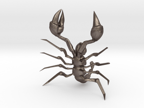Toy Scorpion in Polished Bronzed Silver Steel