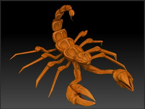 Toy Scorpion in Tan Fine Detail Plastic