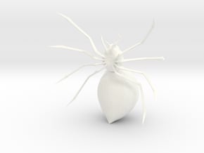 Toy Spider in White Processed Versatile Plastic