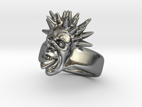 Joker Ring in Polished Silver