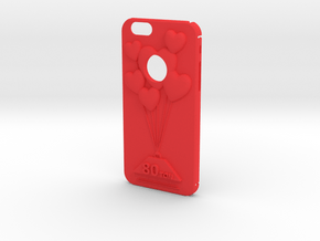 Hearts+ 80 Ton in Red Processed Versatile Plastic