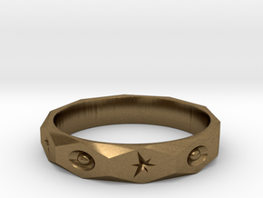 star spark ring  in Natural Bronze: 7 / 54