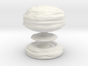 Huge Mushroom Cloud in White Natural Versatile Plastic