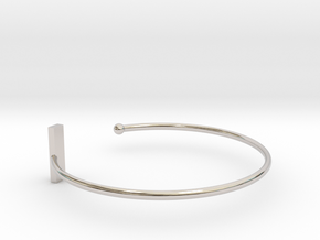 Fine Bracelet Ø 68 mm/2.677 inch R Large in Platinum