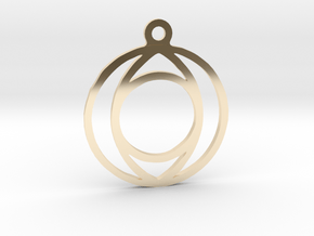 One. - Tribute to the Philosophy of Number in 14K Yellow Gold