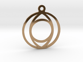 One. - Tribute to the Philosophy of Number in Polished Brass