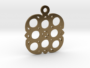 Eight. - Tribute to the Philosophy of Number in Polished Bronze
