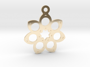 Seven. - Tribute to the Philosophy of Number in 14K Yellow Gold