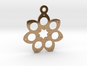 Seven. - Tribute to the Philosophy of Number in Polished Brass