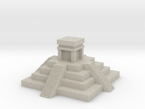 Aztec Pyramid Fixed in Natural Sandstone