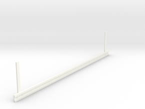 Guardrail (Leitplanke) in White Processed Versatile Plastic