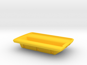 Amphicat body bottom in Yellow Processed Versatile Plastic