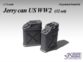 1/72 Jerry Can US WW2 (32 set) in Tan Fine Detail Plastic