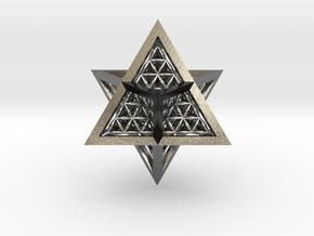 Super Star Tetrahedron (SST) in Polished Silver