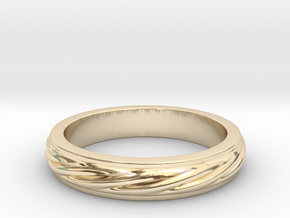  RING PENDANT in 14k Gold Plated Brass
