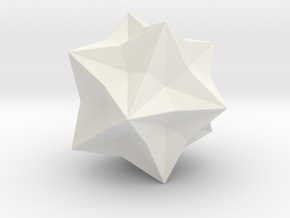 0448 Trapezohedrons F (I10) in White Natural Versatile Plastic