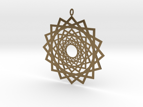 Endless Suns Pendant in Polished Bronze