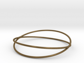 Space Bracelet Ø53 mm/Ø2.086 inch XS in Natural Bronze