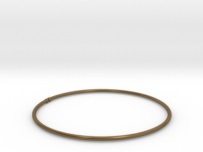 Bracelet Ø53 mm XS/Ø2.086 inch in Polished Bronze