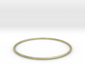 Bracelet Ø53 mm XS/Ø2.086 inch in 18k Gold Plated Brass