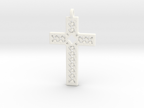 Criss Cross in White Processed Versatile Plastic