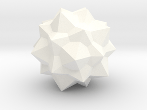 0450 Trapezohedrons F (I06) in White Processed Versatile Plastic