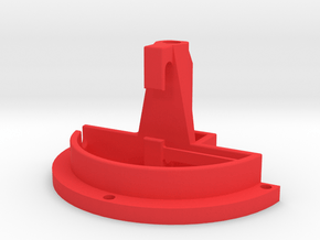 Pile Cap Laser Alignment Jig Rev06 in Red Processed Versatile Plastic