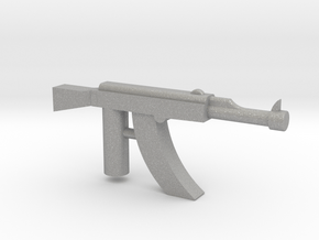 Ak-47 Minifigure Gun 1.3 in Aluminum