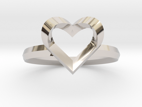 Heartstrings Ring (US 6) in Platinum