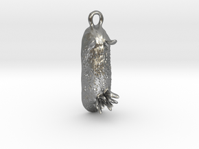 Unna the Nudibranch Pendant (Sea Bunny) in Natural Silver
