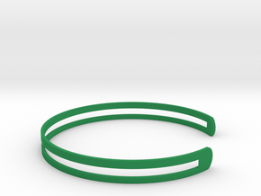 Bracelet Ø 78 Mm XXL/Ø 3.07 inch in Green Processed Versatile Plastic
