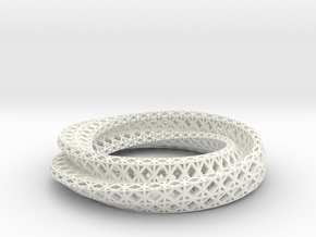 Colosseum Bracelet in White Processed Versatile Plastic