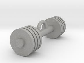 Gym weight pendant in Aluminum