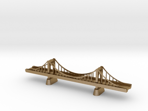 Roberto Clemente Bridge in Polished Gold Steel