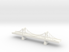 Roberto Clemente Bridge in White Processed Versatile Plastic