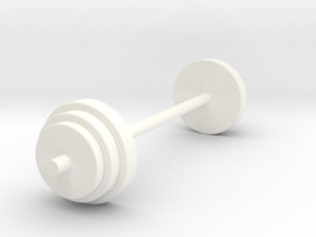 a Mini Traditional Weight Set Merged in White Processed Versatile Plastic